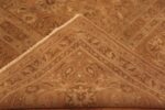 Back Of Antique Indian Amritsar Square Rug Back Of Antique Indian Amritsar Square Rug 71831 by Nazmiyal Antique Rugs