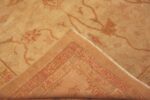 Back Of Antique Turkish Oushak Rug 71750 by Nazmiyal Antique Rugs