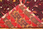 Back Of Silk Antique Uzbek Suzani Embroidery Textile 71837 by Nazmiyal Antique Rugs