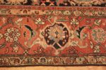 Border Of Antique Persian Heriz Area Rug 71796 by Nazmiyal Antique Rugs