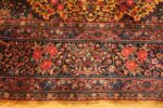 Border Of Antique Persian Kashan Area Rug 71763 by Nazmiyal Antique Rugs