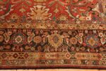 Border Of Antique Persian Sultanabad Rug 71798 by Nazmiyal Antique Rugs