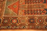 Border Of Antique Turkish Konya Prayer Rug 71787 by Nazmiyal Antique Rugs