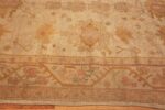 Border Antique Turkish Oushak Rug 71739 by Nazmiyal Antique Rugs