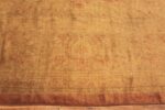 Border Of Antique Turkish Oushak Square Area Rug 71821 by Nazmiyal Antique Rugs