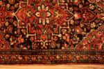 Border Of Scatter Size Antique Persian Sarouk Farahan Rug 71782 by Nazmiyal Antique Rugs
