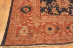 Corner Of Antique Persian Sultanabad Rug 71808 by Nazmiyal Antique Rugs