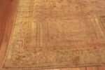 Corner Of Large Antique Turkish Oushak Rug 71694 by Nazmiyal Antique Rugs