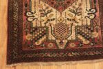 Corner Of Small Size Antique Persian Sarouk Farahan Rug 71784 by Nazmiyal Antique Rugs
