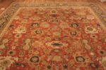 Detail Of Large Antique Persian Sultanabad Area Rug 71819 by Nazmiyal Antique Rugs