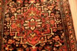 Detail Of Scatter Size Antique Persian Sarouk Farahan Rug 71782 by Nazmiyal Antique Rugs