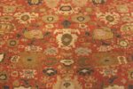 Detailed Of Large Antique Persian Sultanabad Area Rug 71819 by Nazmiyal Antique Rugs