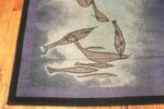 Detailed Of Vintage Artistic Paul Klee Fish Area Rug 71734 by Nazmiyal Antique Rugs