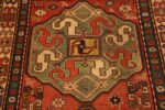 Details Of Antique Caucasian Kazak Rug 71812 by Nazmiyal Antique Rugs