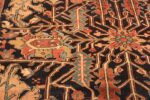 Detail Of Antique Persian Heriz Area Rug 71796 by Nazmiyal Antique Rugs