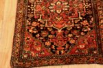 Details Of Scatter Size Antique Persian Sarouk Farahan Rug 71782 by Nazmiyal Antique Rugs
