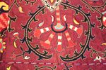 Details Of Silk Antique Uzbek Suzani Embroidery Textile 71837 by Nazmiyal Antique Rugs