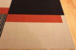 Details Of Vintage Scandinavian Ege Art Line Area Rug 71716 by Nazmiyal Antique Rugs