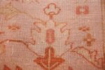 Weave Of Antique Oushak Rug From Turkey 71838 by Nazmiyal Antique Rugs