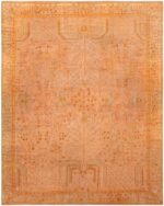 Large Antique Turkish Oushak Rug 71694 by Nazmiyal Antique Rugs