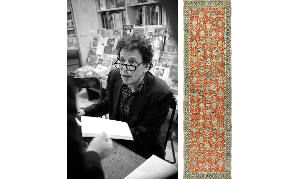 Philip Glass Lecture And A 17th Century Persian Rug by Nazmiyal Antique Rugs