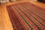 Side Of Antique Afghan Beshir Rug 71313 by Nazmiyal Antique Rugs