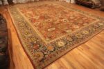 Side Of Large Antique Persian Sultanabad Area Rug 71819 by Nazmiyal Antique Rugs