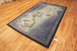 Side Of Vintage Artistic Paul Klee Fish Area Rug 71734 by Nazmiyal Antique Rugs