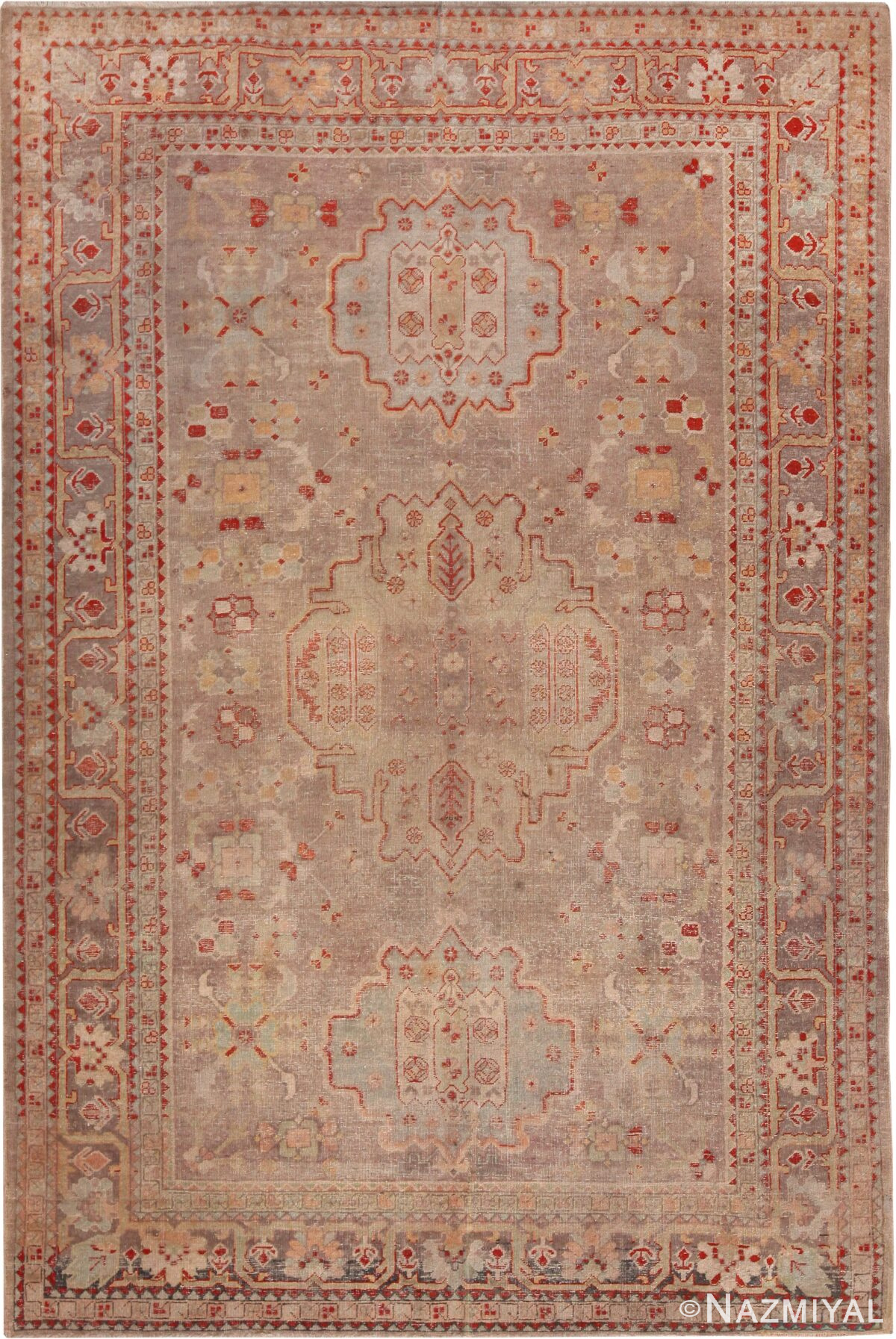 Antique Indian Amritsar Area Rug 71754 by Nazmiyal Antique Rugs