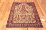 Whole View Of Antique Persian Kerman Cypress Tree Design Rug 71806 by Nazmiyal Antique Rugs