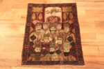 Whole View Of Antique Persian Mashahir Kerman Pictorial Rug 71786 by Nazmiyal Antique Rugs