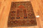 Whole View Of Antique Turkish Konya Prayer Rug 71787 by Nazmiyal Antique Rugs