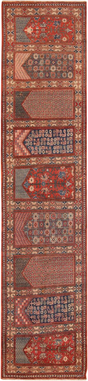 Large Antique East Turkistan Khotan Saf Prayer Rug 71584 by Nazmiyal Antique Rugs