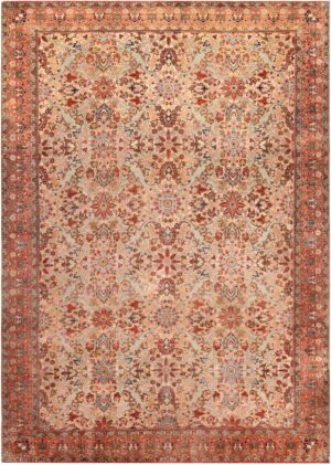 Silk Antique Persian Bidjar Rug 71502 by Nazmiyal Antique Rugs