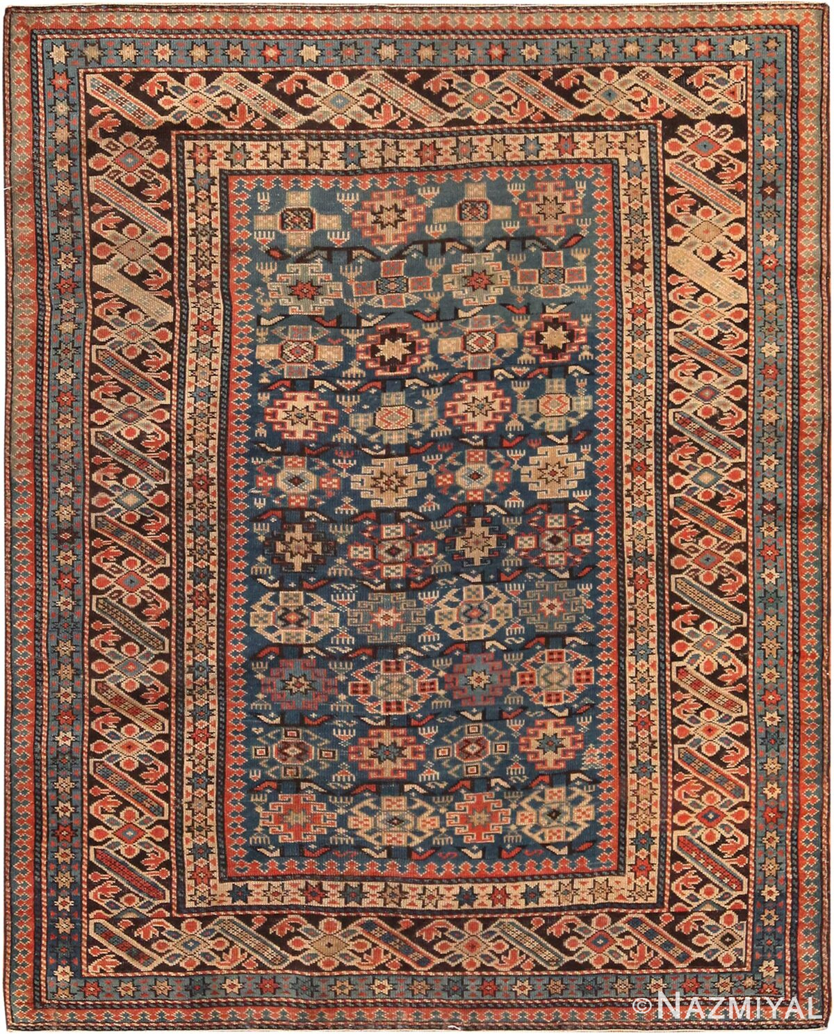 Antique Caucasian Chichi Rug 71789 by Nazmiyal Antique Rugs