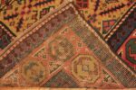Back Of Antique Caucasian Kuba Runner 71989 by Nazmiyal Antique Rugs