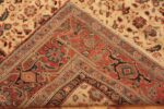 Back Of Antique Persian Heriz Rug 71968 by Nazmiyal Antique Rugs