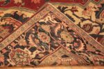 Back Of Antique Persian Heriz Rug 71982 by Nazmiyal Antique Rugs