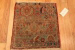 Back Of Antique Persian Heriz Vagireh Sampler Rug 71964 by Nazmiyal Antique Rugs