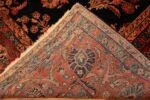 Back Of Large Antique Persian Sarouk Rug 71839 by Nazmiyal Antique Rugs