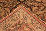 Back Of Large Antique Persian Tabriz Area Rug 71721 by Nazmiyal Antique Rugs