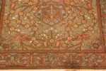 Border Of Antique Bezalel Rug from Jerusalem Israel 8514 by Nazmiyal Antique Rugs