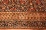 Border Of Antique Persian Farahan Rug 71990 by Nazmiyal Antique Rugs