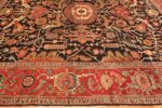 Border Of Antique Persian Heriz Rug 71973 by Nazmiyal Antique Rugs
