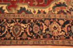 Border Of Antique Persian Heriz Rug 71982 by Nazmiyal Antique Rugs