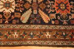 Border Of Antique Persian Heriz Runner 72000 by Nazmiyal Antique Rugs