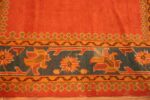 Border Of Antique Turkish Oushak Rug 71975 by Nazmiyal Antique Rugs