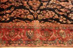 Border Of Large Antique Persian Sarouk Rug 71839 by Nazmiyal Antique Rugs