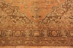 Border Of Large Antique Persian Tabriz Area Rug 71721 by Nazmiyal Antique Rugs