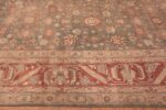 Border Of Oversized Antique Persian Malayer Rug 71943 by Nazmiyal Antique Rugs